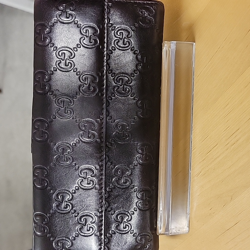 Authentic GUCCI Wallet Double Sided Wallet Ladies Heart Plat - Picture 2 of 8